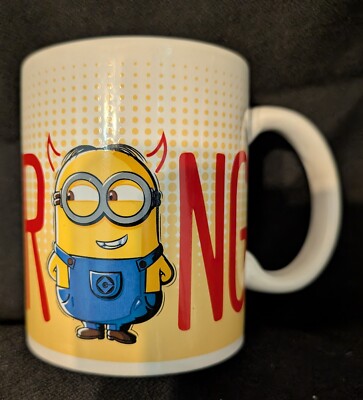Minion ''Just The Right Amount Of Wrong'' Coffee Mug Despicable Me 11.5 oz Zak!