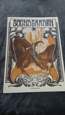 SOUNDGARDEN 2013 OSLO NORWAY CONCERT / TOUR POSTER SCREENPRINT Signed - Spectrum