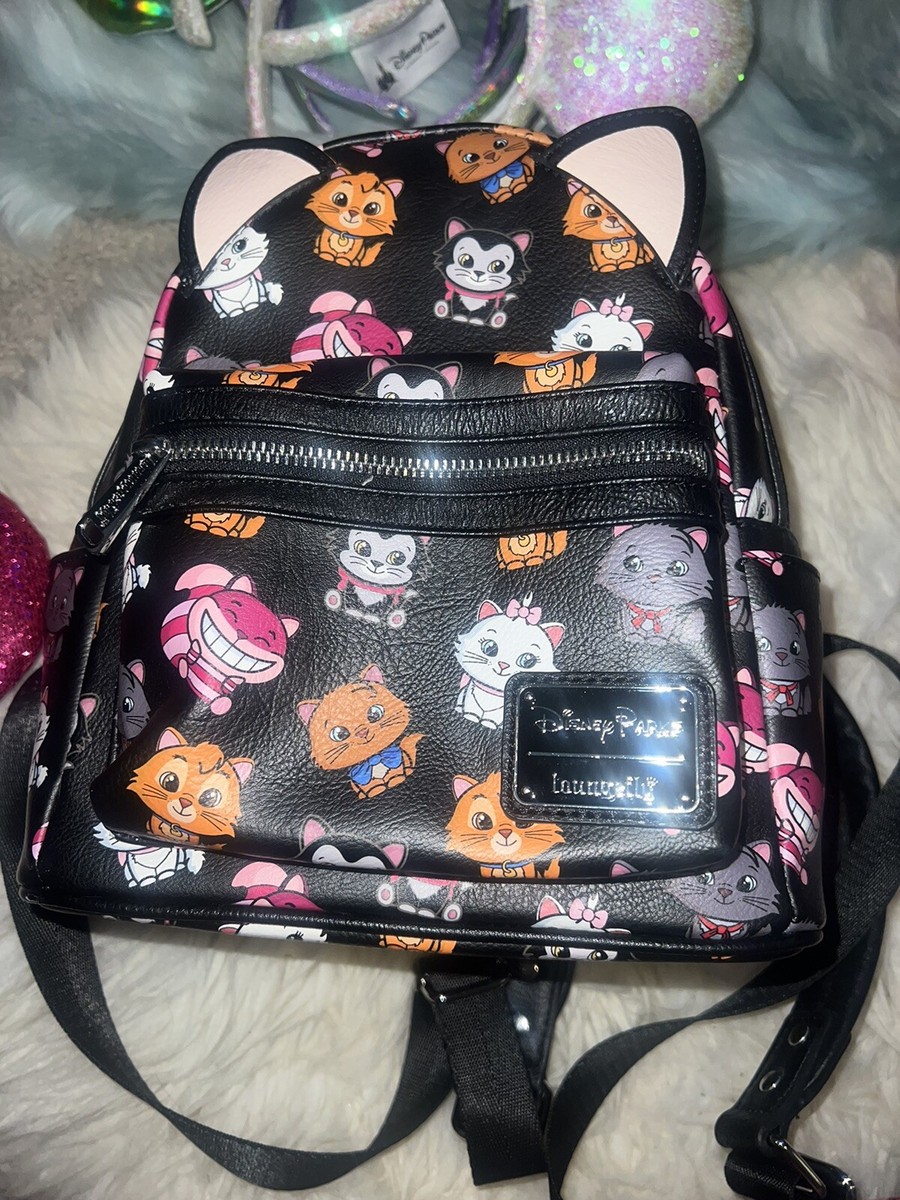 disney cat mini backpack Loungefly Dogs and Cats Machiavelli Shopville themed backpack is not only a functional accessory but also a delightful tribute to the classic story Loungefly Disney Parks Cats Chibi