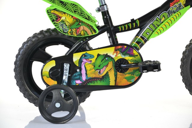 green dinosaur bike
