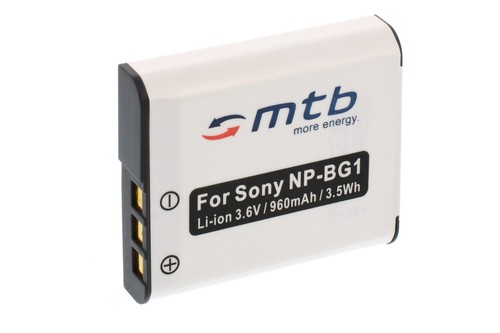 Batterie Compatible Sony NP-BG1 - Pour CyberShot DSC-W50, W55, W270, W80, T100