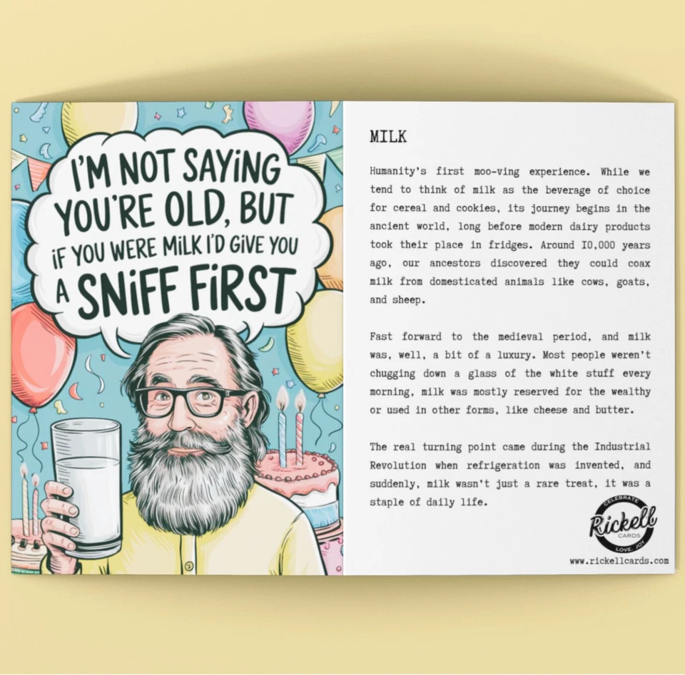 Funny Birthday Card for Him Humor Birthday Card for Dad - Image 4 of 4