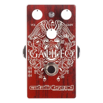 Catalinbread Galileo Treble Boost Foundation Overdrive Guitar Pedal Ltd Ed Red