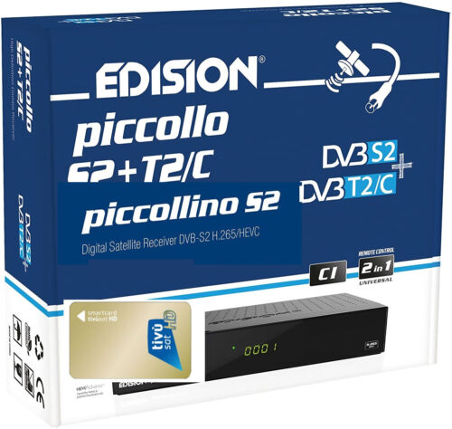 Edision Picco S2 FIRMWARE E LISTA CANALI Dicembre  SOLUZIONE  TIVUSAT EDISION - Photo 1/1