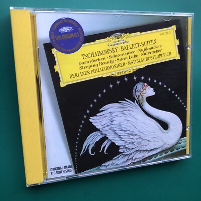 Tchaikovsky SLEEPING BEAUTY, SWAN LAKE, NUTCRACKER Ballet Suites CD Rostropovich