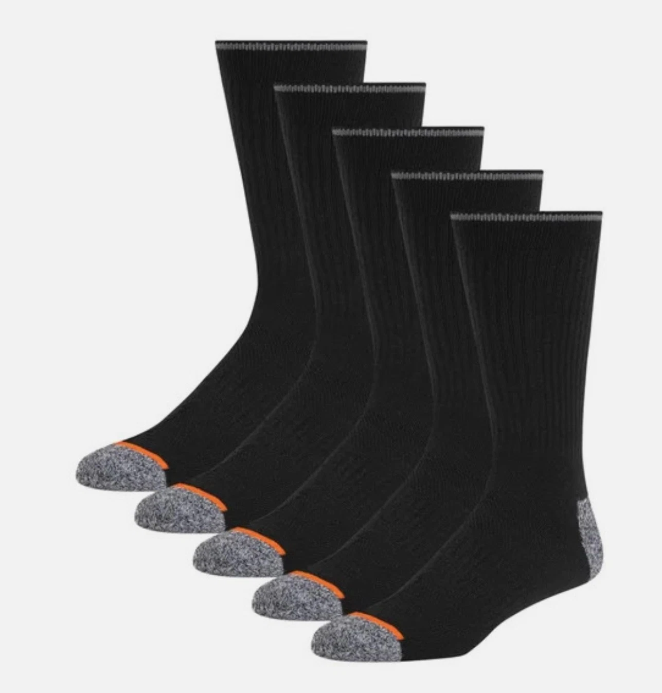 Weatherproof, 5 Pair - Men's Outdoor Crew Sock (Choose Color)