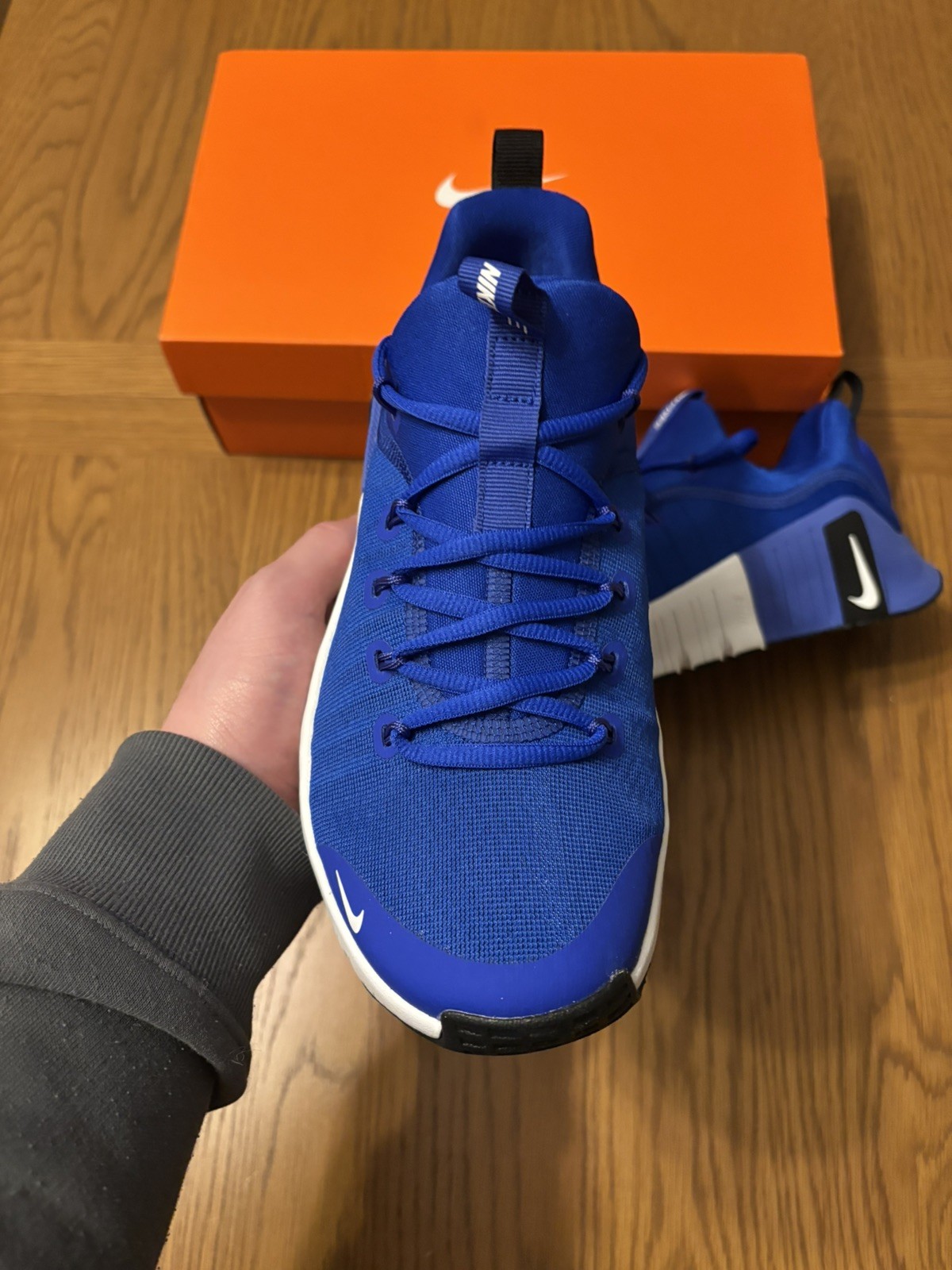 Nike Metcon 6 Workout Trainers | Size UK6 EU39 | Racer Blue White | RRP £120 image 4