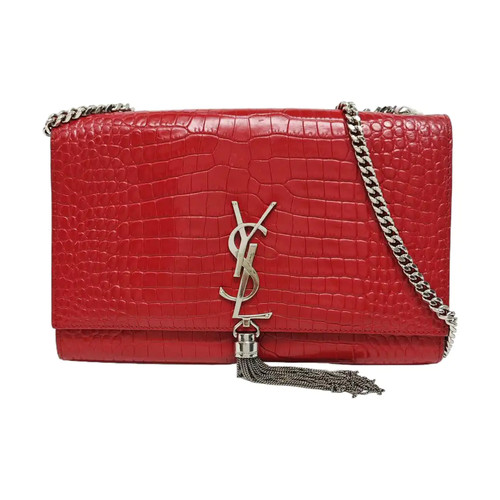 Yves Saint Laurent KATE Crossbody bags Leather Red Free Shipping | Duties Paid