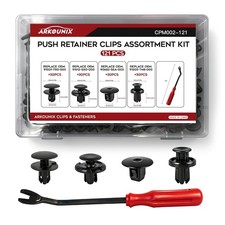 121PCS Push Type Retainer Clips, for Honda Accord Civic, CR-V, Crosstour, Fit, H