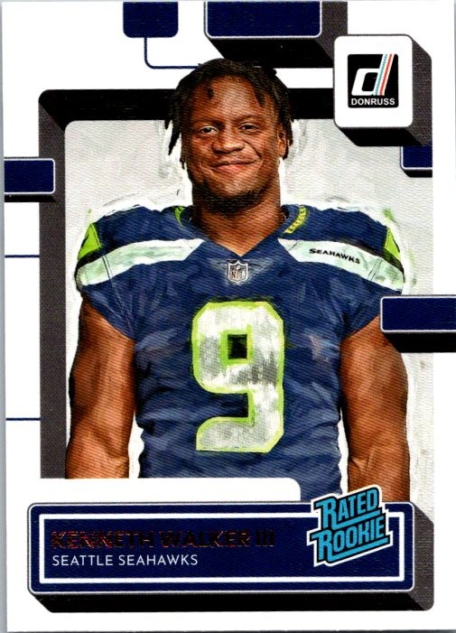 Kenneth Walker III 2022 Donruss #318 Rookie Seattle Seahawks