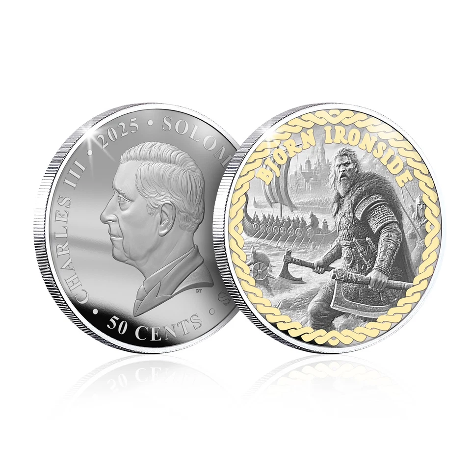 Juego de 3 monedas coleccionables Viking Legends of the North edición limitada 2025 Foto 4 de 4
