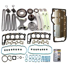 Timing Chain Set Oil Pan Gasket Head Gasket Set For Dodge Ram 1500 Dakota
