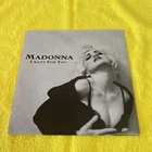 Madonna crazy for you 7 inch  vinyl single excellent condition