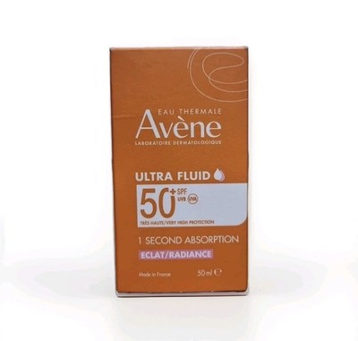 Avene Ultra Fluid Radiance 50ml LSF 50+ 1 Sekunde Absorption Neu