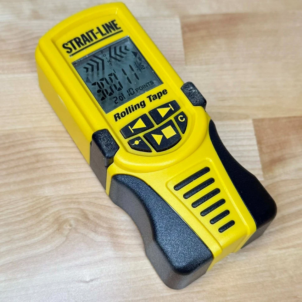 Strait-Line Rolling Tape Measure 300ft Digital Display For Home Projects - Image 2 of 4
