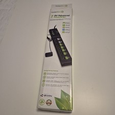 NEW TrickleStar 7 Outlet AV Advanced PowerStrip Energy Saving Fireproof