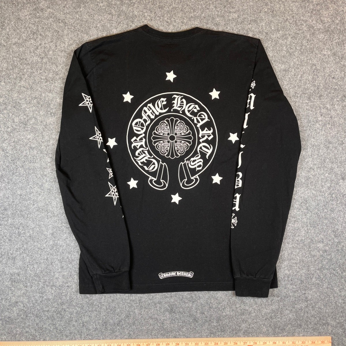 Chrome Hearts Malibu Exclusive Stars Long Sleeve Pocket T-Shirt 