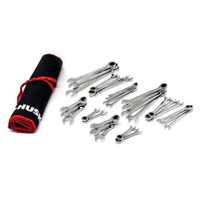 #ad #ad Husky Ratcheting Wrench Set with Pouch 30 Piece $74.95