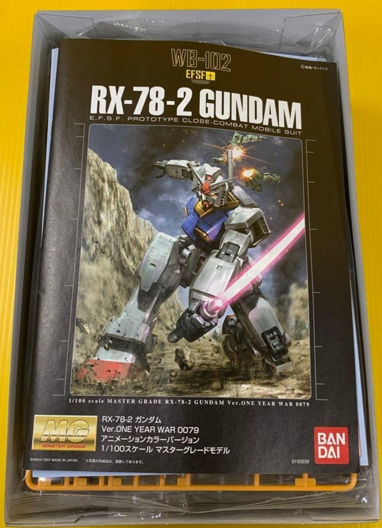 MG G-3 Gundam RX78-3 Ver. ONE YEAR WAR 0079 Chara Hobby 2008