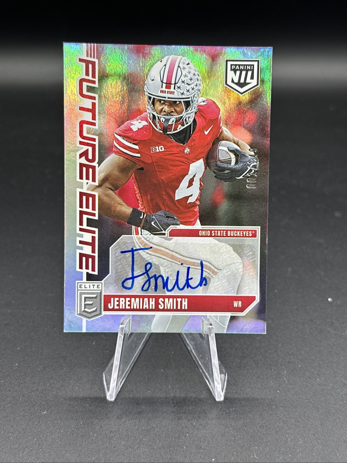 2025 Donruss Elite Jeremiah Smith Future Elite NIL Auto /149