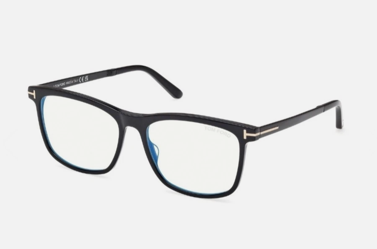 New TOM FORD Eyeglasses TF 6038-B 001 56-16 145 Black Frames w 