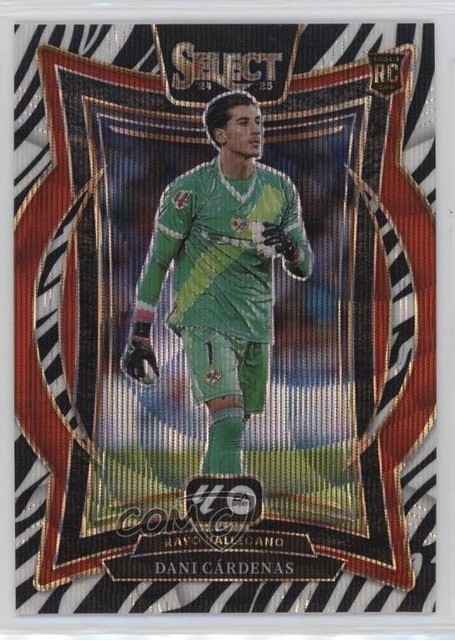 2024-25 Panini Select La Liga Terrace Zebra Prizm Daniel Cardenas Dani #32 02ez