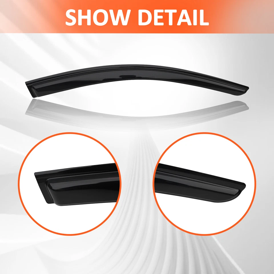 Para Honda Accord 2018-2022 sedán 4 puertas ventana visera ventilación protectores de lluvia deflector Foto 3 de 4