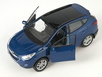 Blitz Versand Hyundai Tucson Ix Blau / Blue Welly Modell Auto 1:34 Neu & Ovp