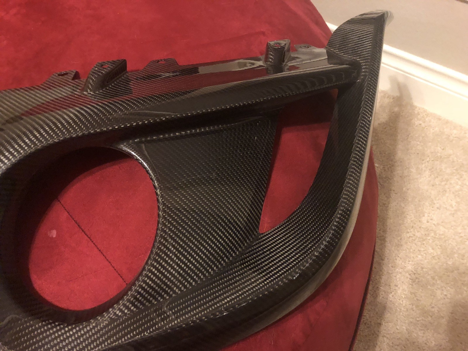 Aston Martin Vanquish Rear Deck Lid Carbon Fiber Diffuser Lower Lip 14 15 16 17 
