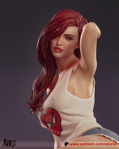 Abe3D Mary Jane 1/6 1/4 scale printed resin model unpainted DIY kit - Bild 15 von 18