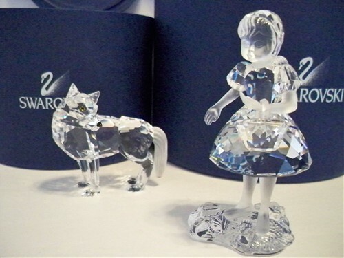 SWAROVSKI RED RIDING HOOD & WOLF SET 191695 & 207549 NIB COA