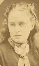 JESSICA LANG LOOK A LIKE. CDV. ELMIRA, N.Y.