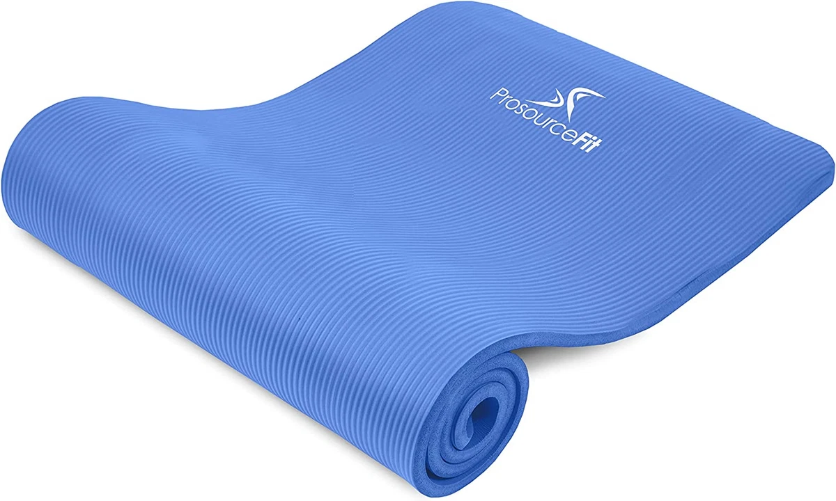 Extra Thick Yoga Pilates Exercise Mat, Padded Workout Mat for Home, Non-Sip  Yoga