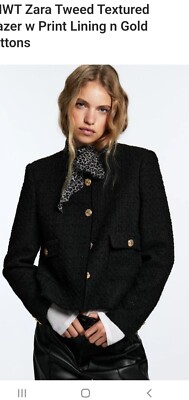 NWOT ZARA FW21 STRUCTURED LINED BLAZER WITH BUTTONS JACKET NWOT ZARA FW21 STRUCTURED LINED BLAZER WITH BUTTONS JACKET
