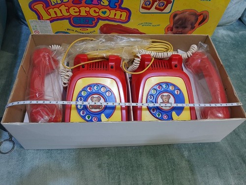 NOS - Vintage Toy Children’s phone Intercom set - Afbeelding 9 van 10