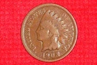 1903, Rare Old Antique, Indian Head Penny, (123 Years Old), US Collection Coin.