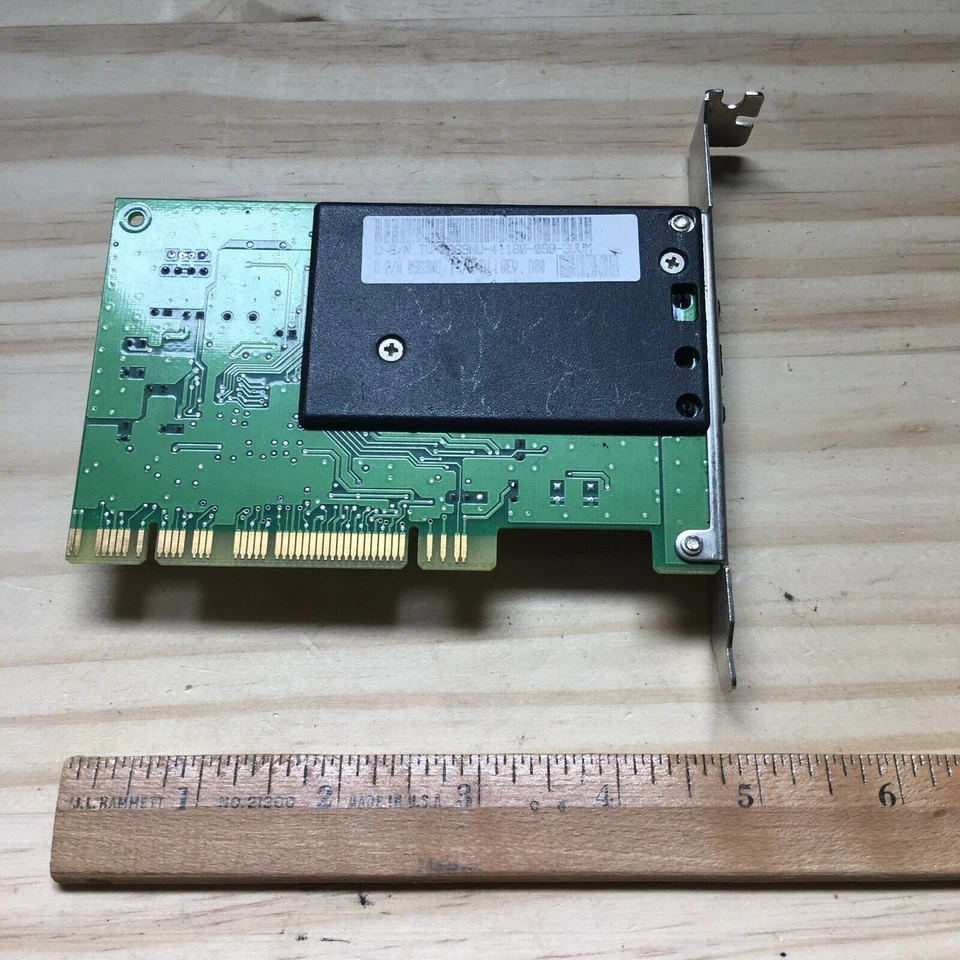 Dell Dimension 4100 8100 969NU GVC SF-1156IV/R9E V.92 56K PCI Modem - Image 2 of 3