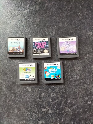 5 NINTENDO DS SPIELE 101 IN 1 MYST JUNIOR BRAIN TRAINER BELLA SARA PRINCESS ICE