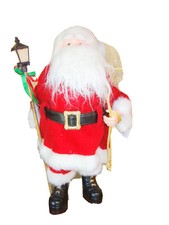 Approximately 22 in Santa figurine Centerpiece indoor Christmas Decoration.