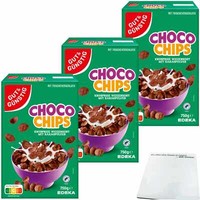 Gut&GüNstig Choco Chips 3Er Pack 3X750G Packung Usy Block