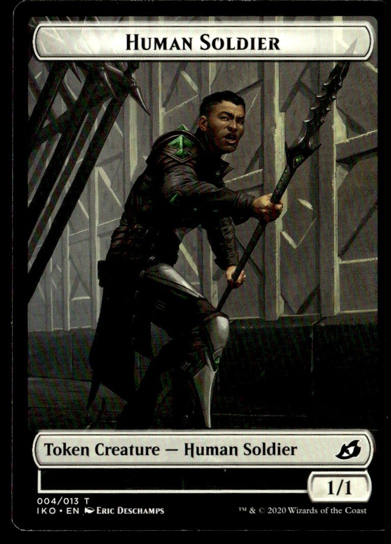 2020 Ikoria: Lair of Behemoths Tokens Human Soldier Token/Common #4