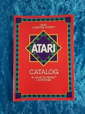 Vtg. 1981 Atari Game Catalog of 45 Games - NEAR MINT