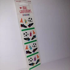 Vintage Mrs Grossman's Stickers SOCCER Football 1 Sheet in Package