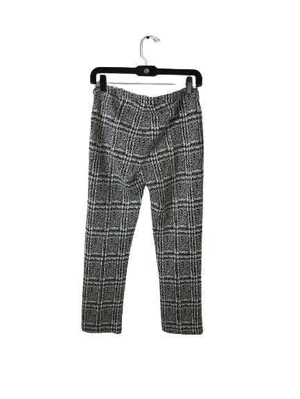 2 Piece Michael Kors Sleeveless Black White Top Pants Sz S Checkered Plaid NWT