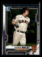 2021 Bowman #BCP-108 Patrick Bailey Chrome Prospects