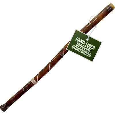 World Percussion USA Modern Didgeridoo, Hand-fired, Beeswax Mouthpiece, Easy Pla