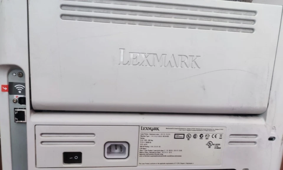 STAMPANTE B/N A4 LEXMARK MS410DN RETE USB 38PPM 600DPI 35S0230 - Immagine 4 di 4