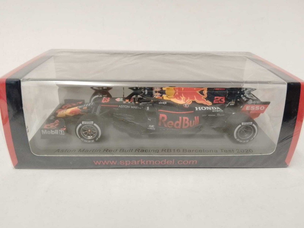 Spark Aston Martin Red Bull RB16 #23 Albon Barcelona Test 2020 1