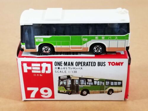TOMY Tomica Mitsubishi Fuso One-Man Operated Bus / #79 / Made in Japan - Imagen 1 de 10