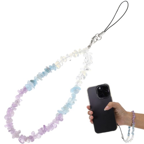 Chaîne De Gemmes En Cristal Sangle Téléphone Téléphonique Unique
